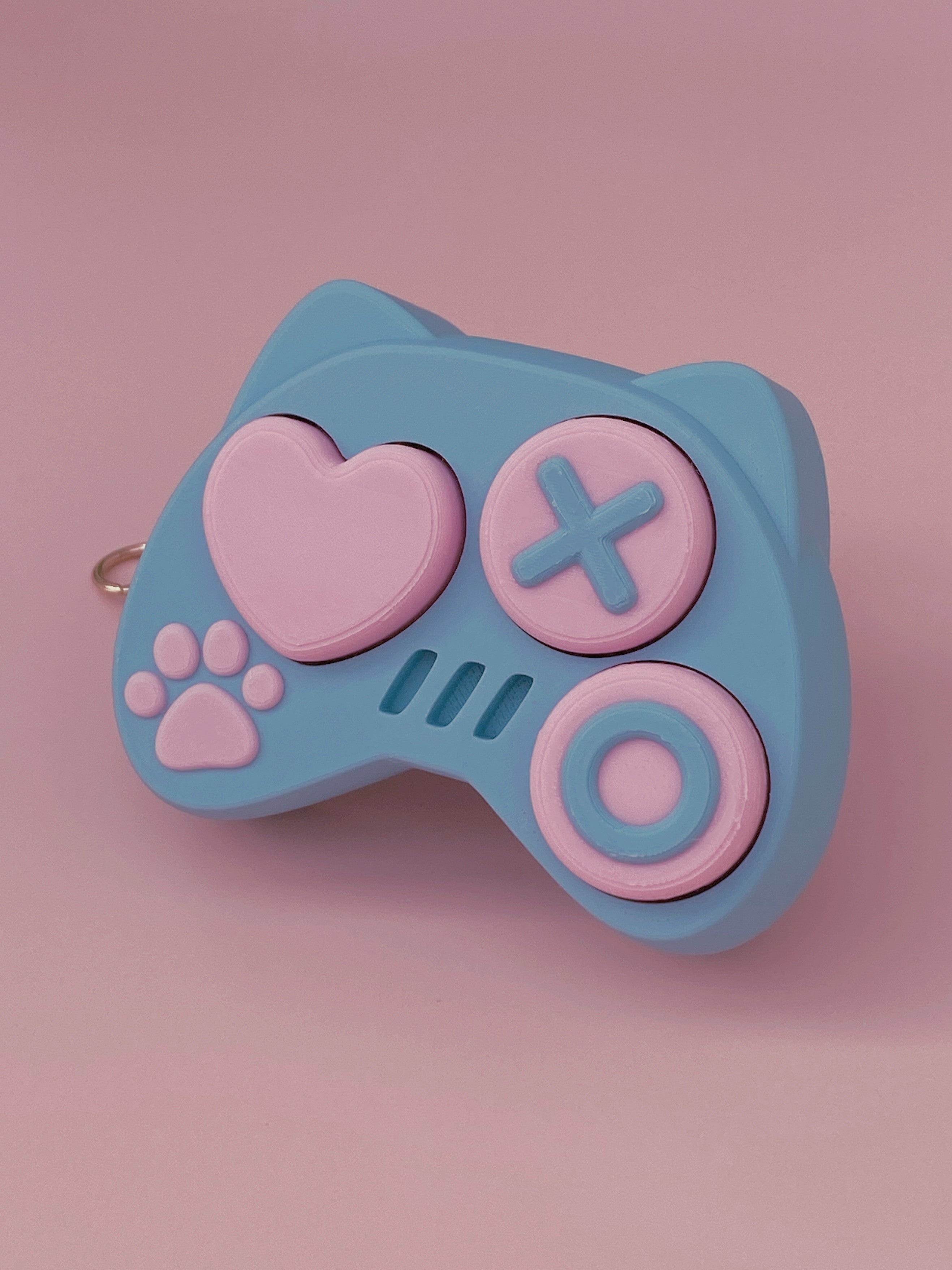 Cute Controller Clicker Keychain