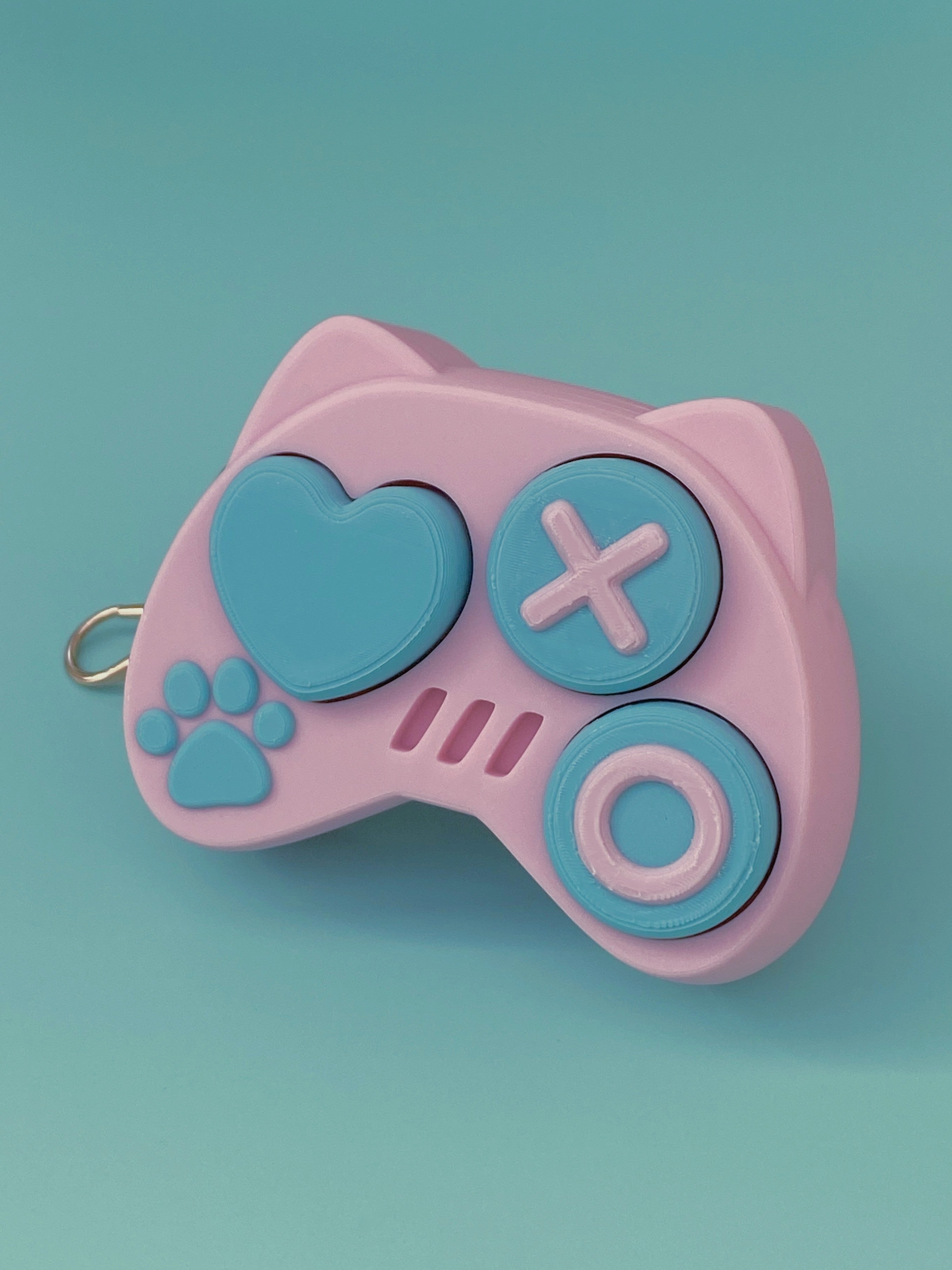 Cute Controller Clicker Keychain