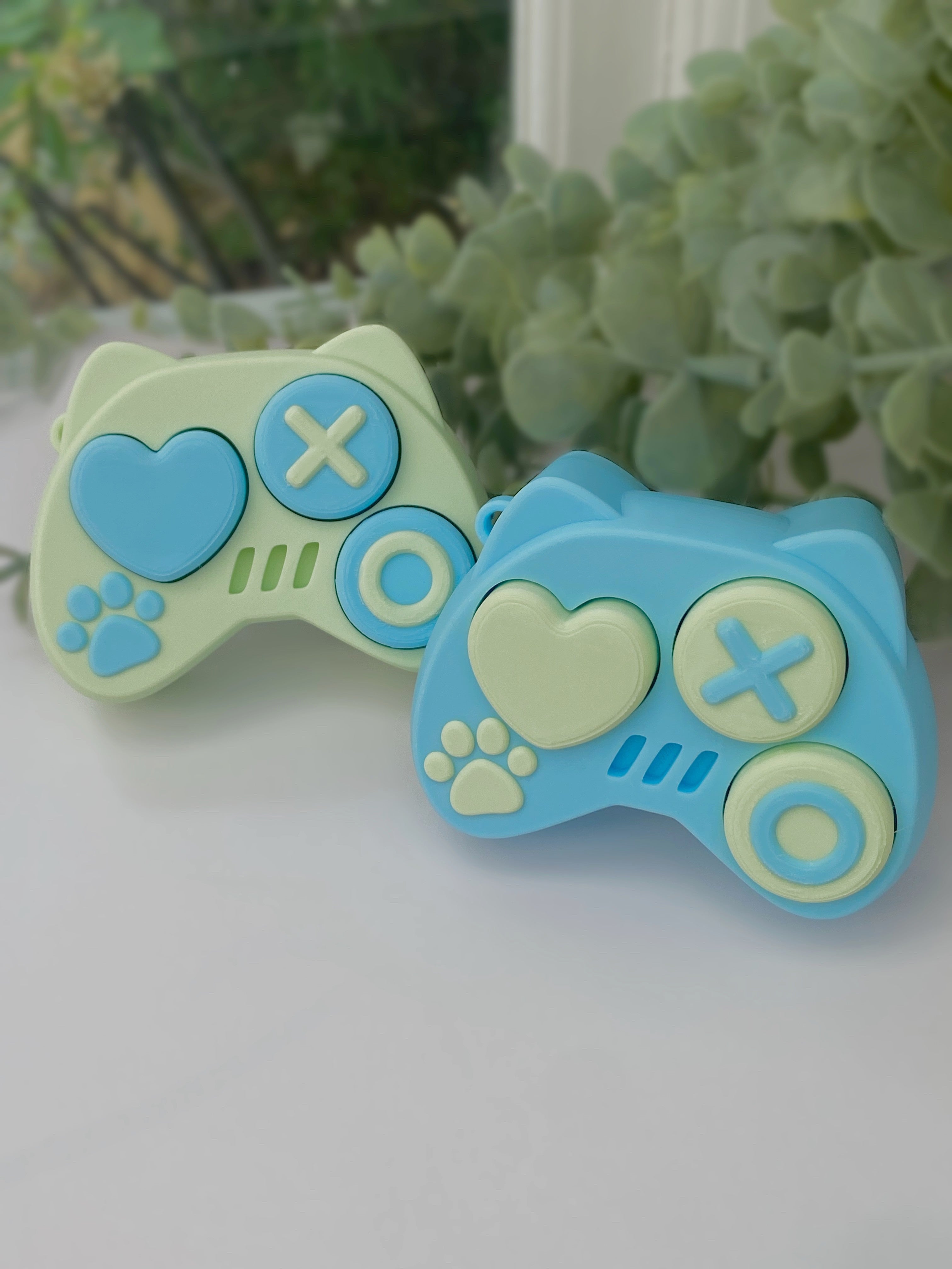 Cute Controller Clicker Keychain