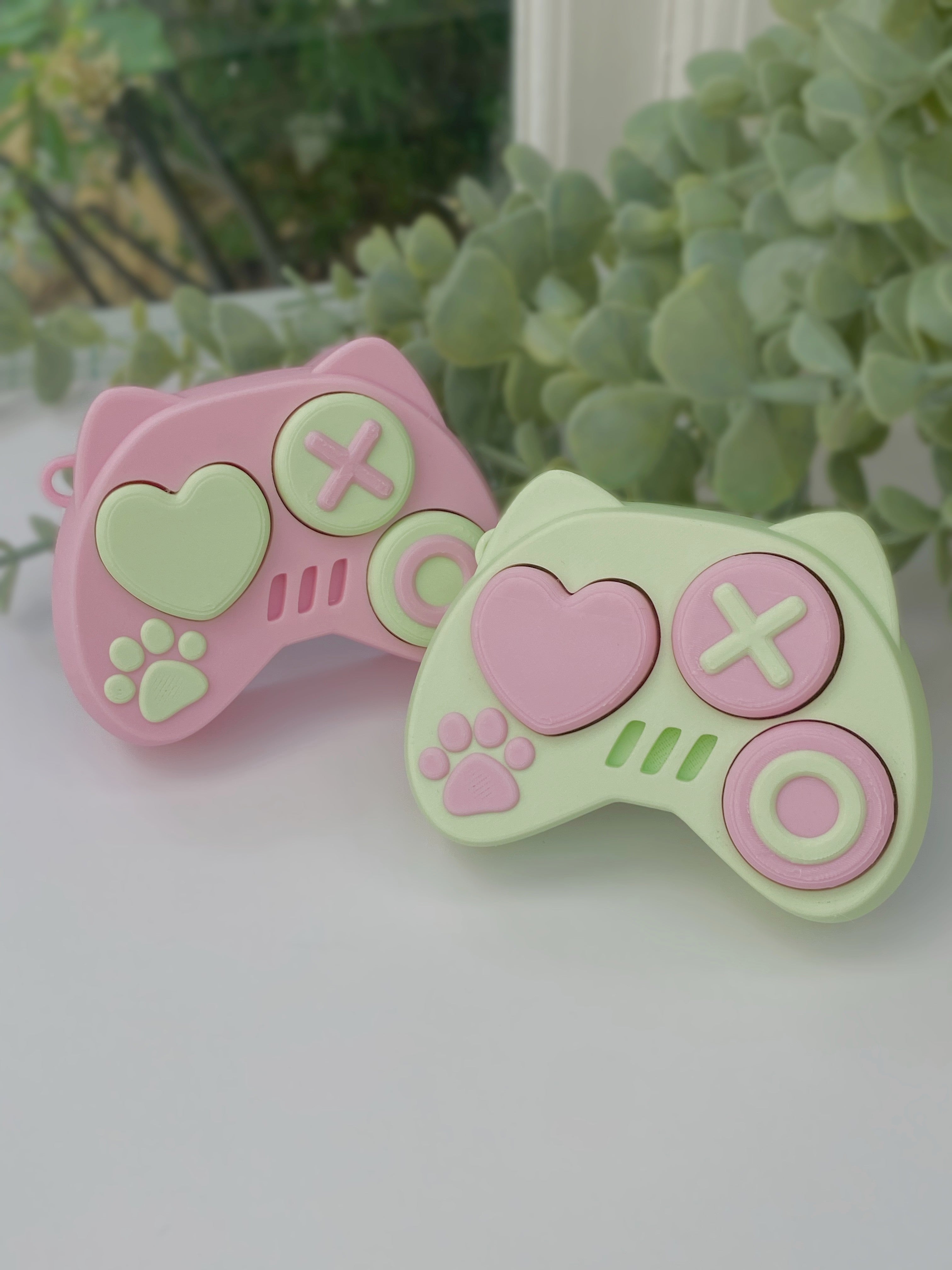 Cute Controller Clicker Keychain