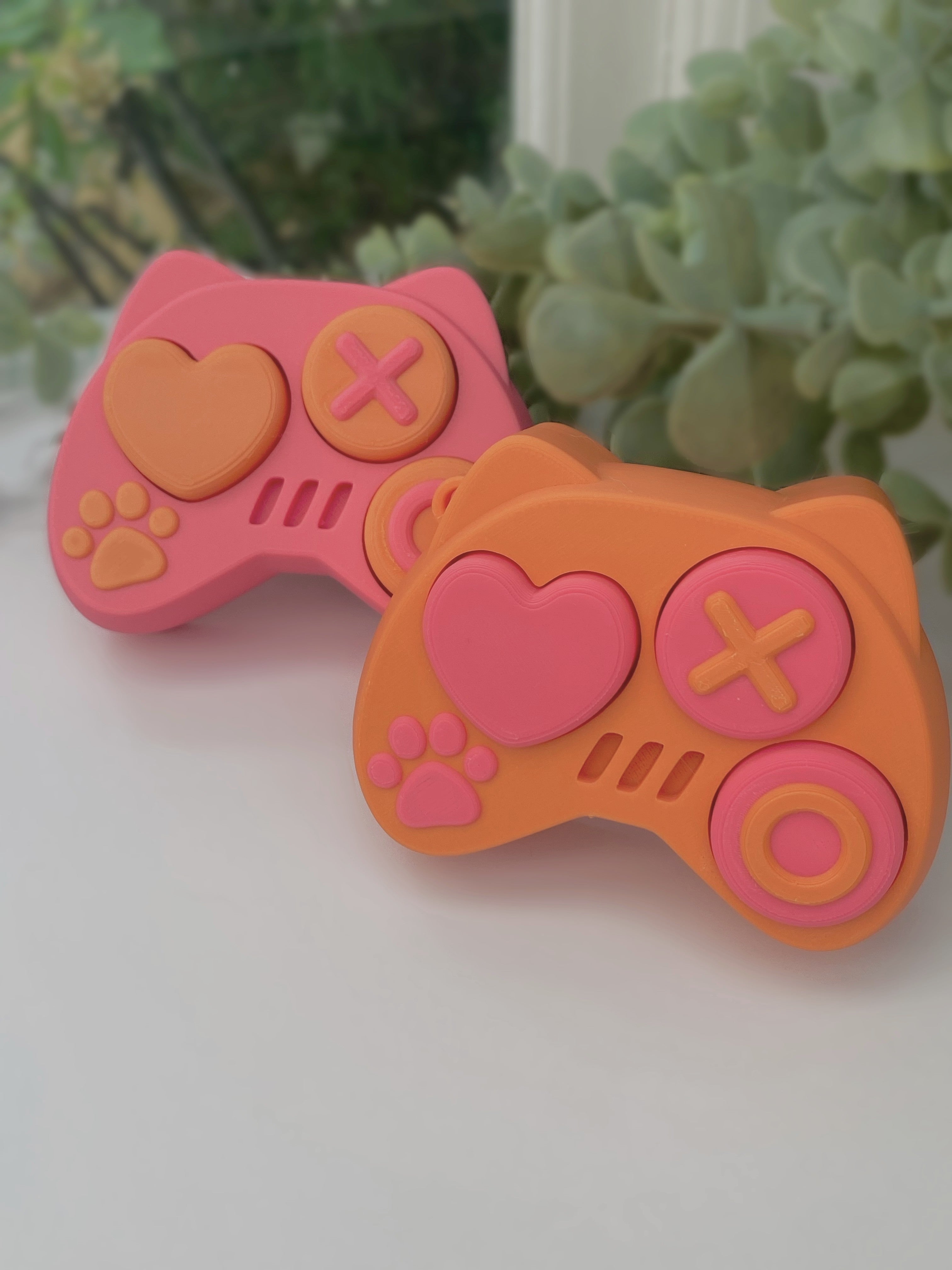 Cute Controller Clicker Keychain