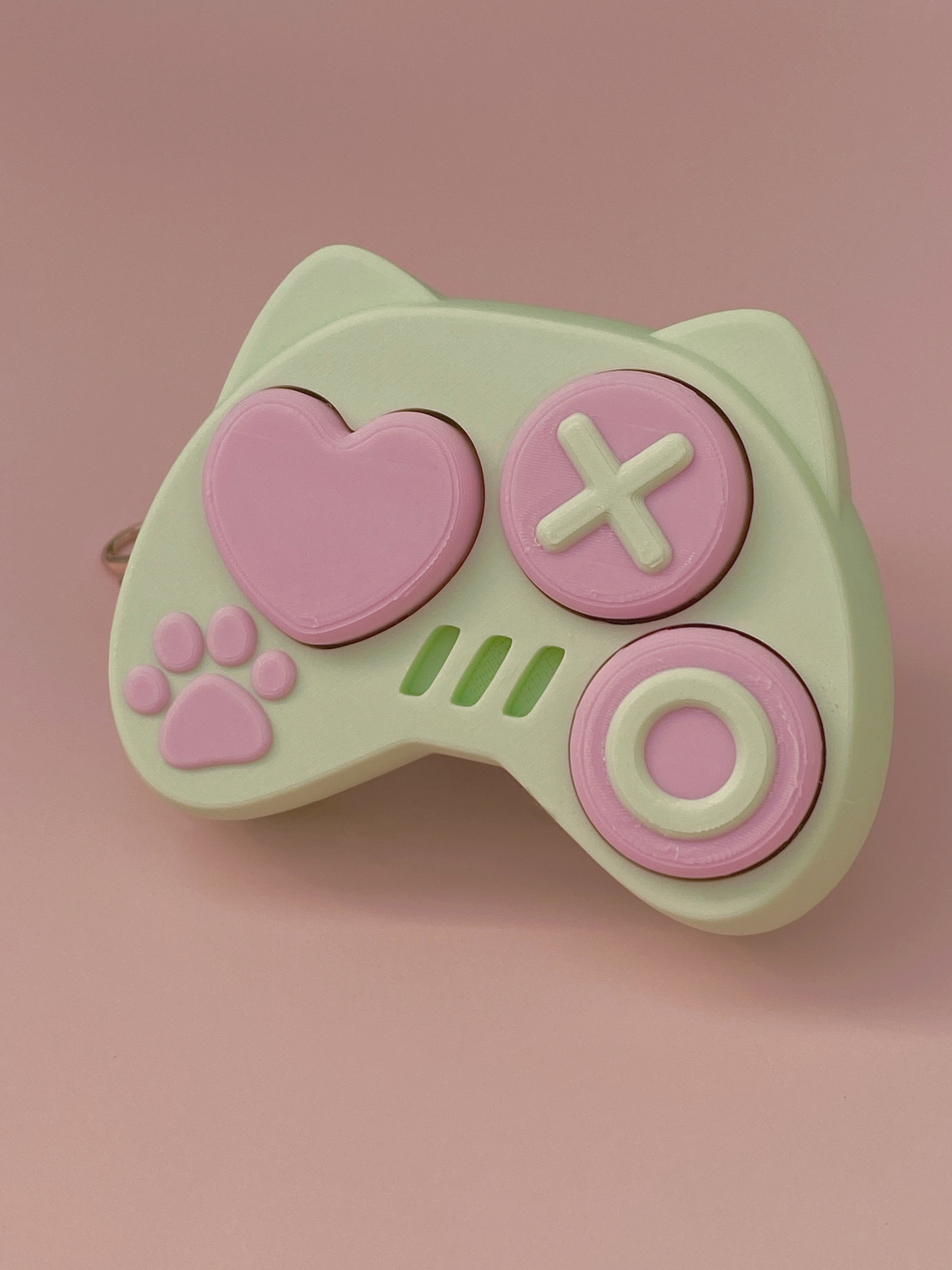 Cute Controller Clicker Keychain