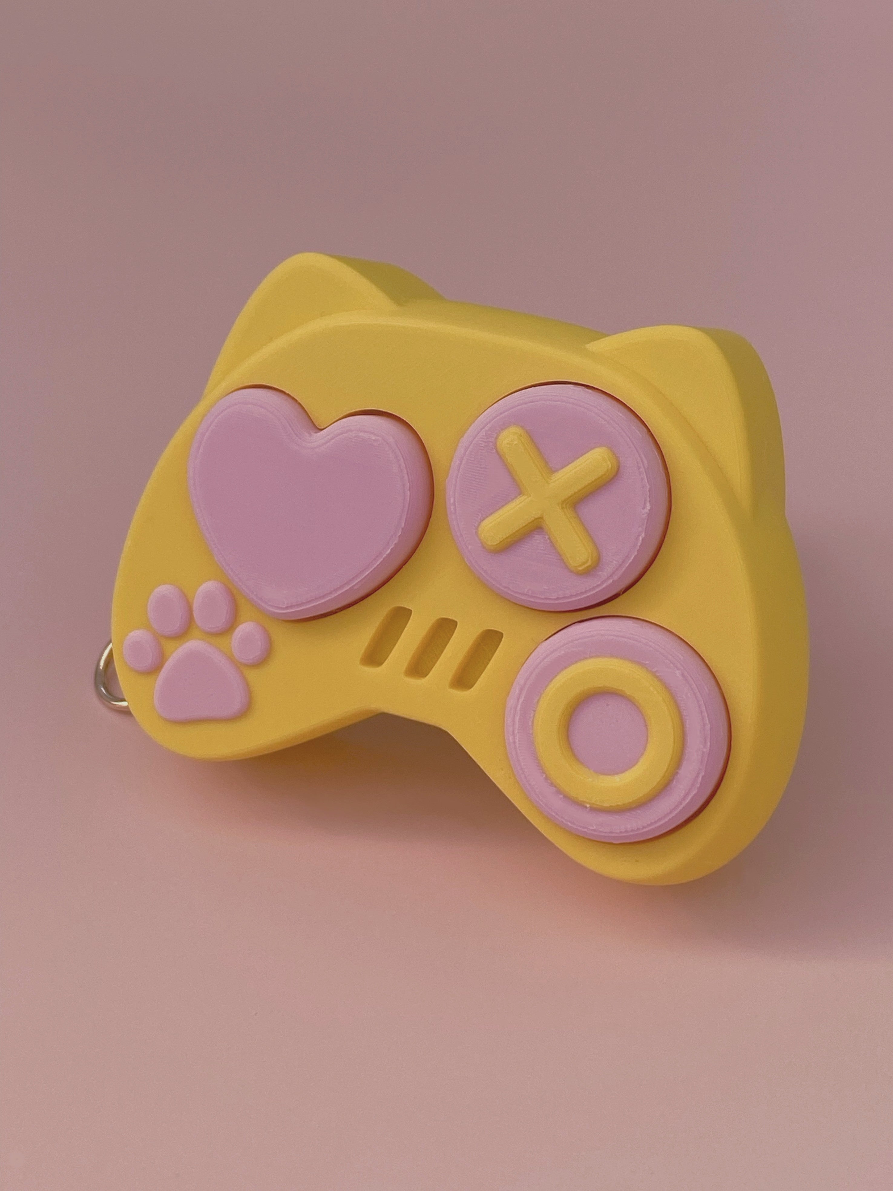 Cute Controller Clicker Keychain