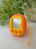 Game Clicker Mirror Phone Charm
