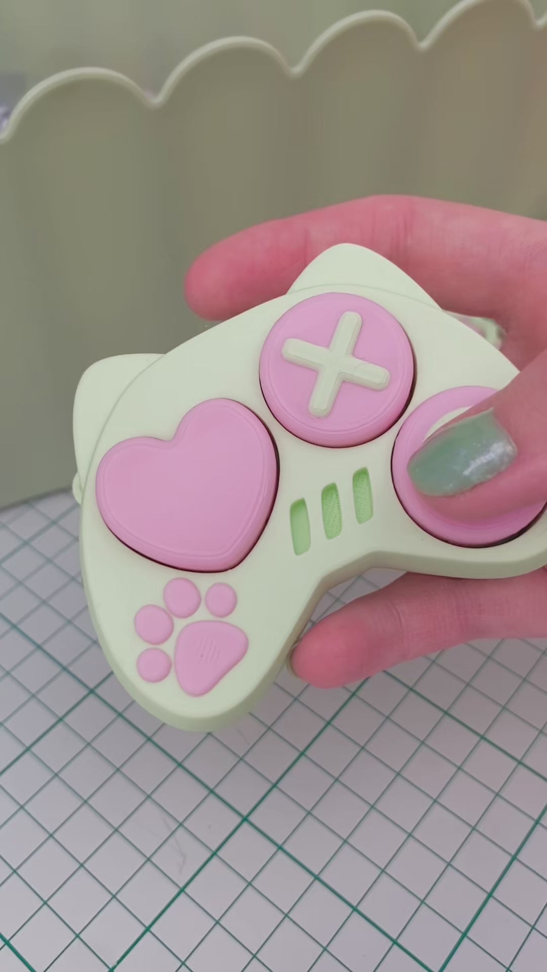Cute Controller Clicker Keychain